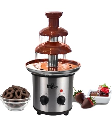Fontaine Chocolate 12個 Nostalgia 4-Tier Stainless Steel Chocolate Fountain
